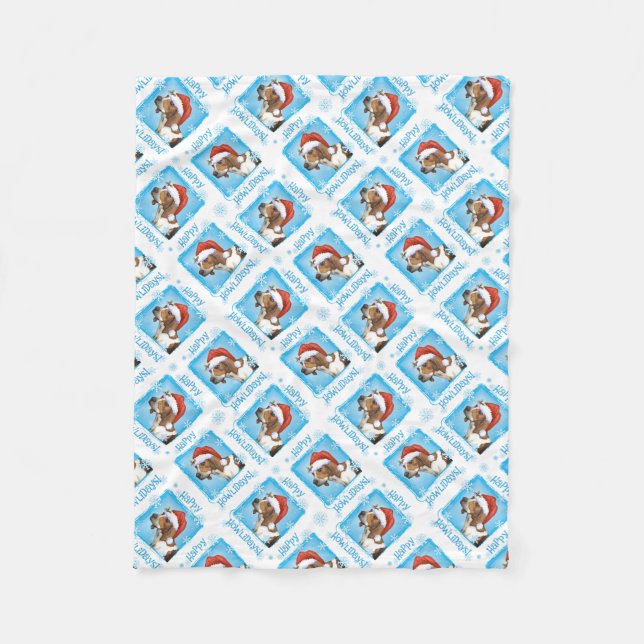 Cobertor De Velo Happy Howlidays Tremendo Walker Fleece Blanket (Frente)