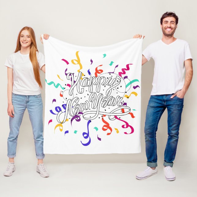 Cobertor De Velo Happy new year (In Situ)