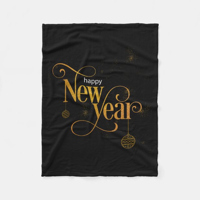 Cobertor De Velo Happy New Year 2026 Party Gift Tee  (Frente)