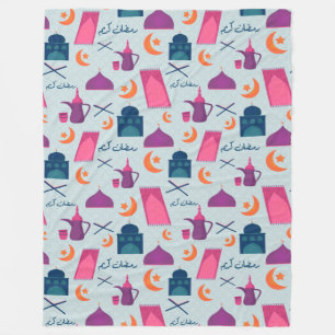 Cobertor De Velo Happy Ramadan Pattern