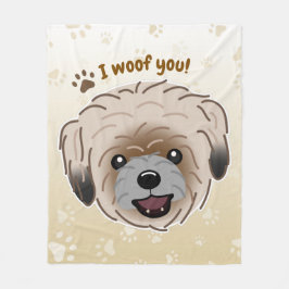 Cobertor De Velo Happy Shih Tzu Dog Lover I Wows