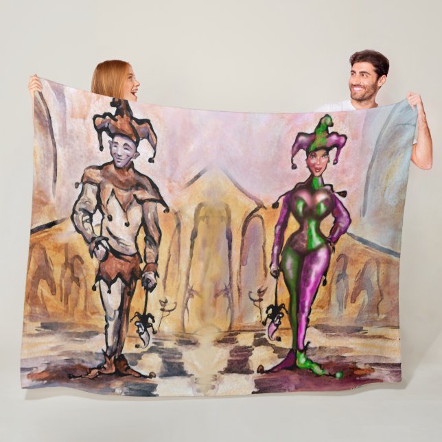Cobertor De Velo Harlequin Fleece Blanket (In Situ)