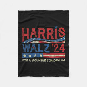 Cobertor De Velo Harris 2024 Por um Amanhã Mais Brilhante Kamala Wh