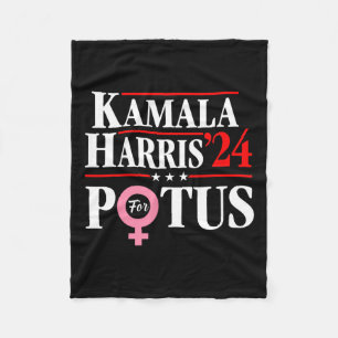 Cobertor De Velo Harris 24 Para Presidente 2024 Kamala Para Mulher