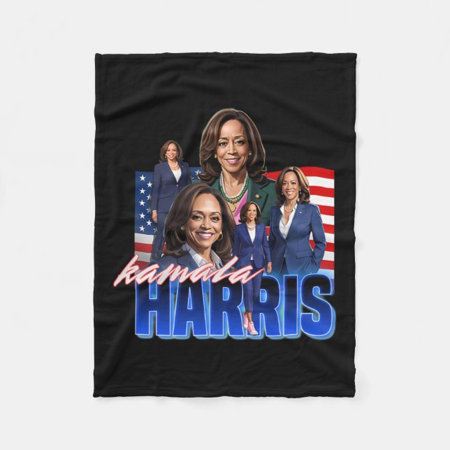 Cobertor De Velo Harris American Flag Bootleg (Frente)
