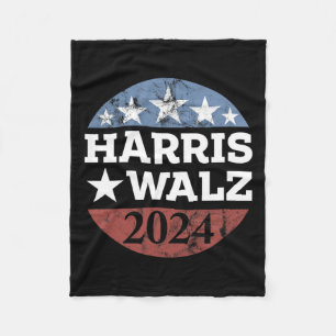 Cobertor De Velo Harris &amp; Tim Walz Para A Campanha Do President