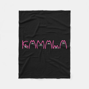 Cobertor De Velo Harris Cat Lettering Positive Funny 13