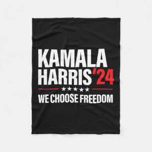 Cobertor De Velo Harris Para Presidente Eleição 2024 Escolhemos Lib