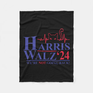 Cobertor De Velo Harris Waltz 2024 Não vamos voltar a Gato engraçad