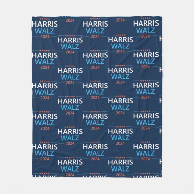 Cobertor De Velo Harris Walz 2024 para Presidente (Frente)