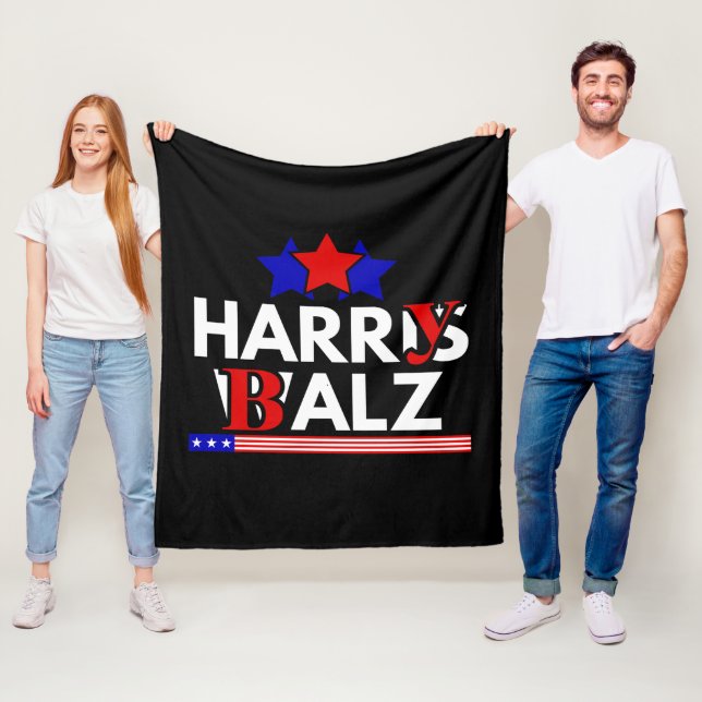 Cobertor De Velo Harris Walz 24 Harry Balz 2024 Meme Democratic (In Situ)