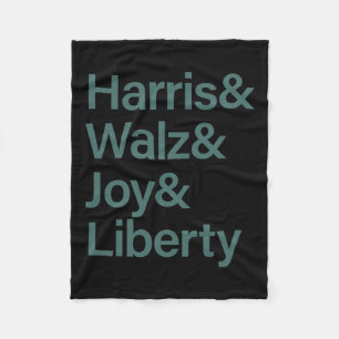 Cobertor De Velo Harris Wheimer Joy Liberdade Vote Kamala Harris Pr
