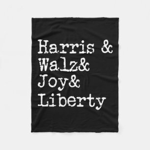 Cobertor De Velo Harris Wheimer Joy Liberdade Vote Kamala Harris Pr
