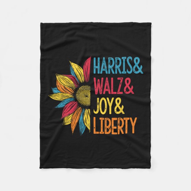 Cobertor De Velo Harris Wheimer Joy Liberty - Harris Waltz 2024 Ret (Frente)