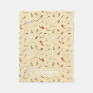 Cobertor De Velo Harry Potter Cartoon Pattern