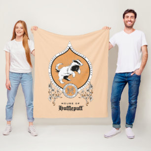 Cobertor De Velo HARRY POTTER™   Desenho Delicado HUFFLUFF™ Crest