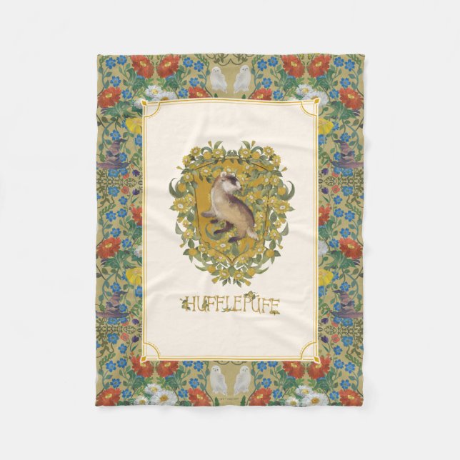 Cobertor De Velo HARRY POTTER™ | HUFFLUFF™ Crest (Frente)