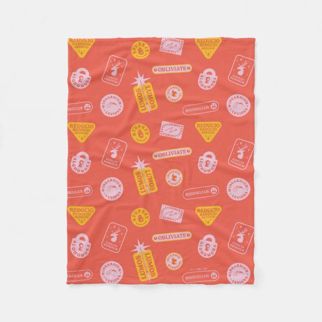 Cobertor De Velo HARRY POTTER™ | Padrão de ortografia (Frente)