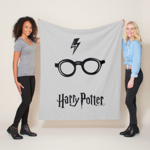 Cobertor De Velo Harry Potter Spell   Cicatriz e óculos de relâmpag