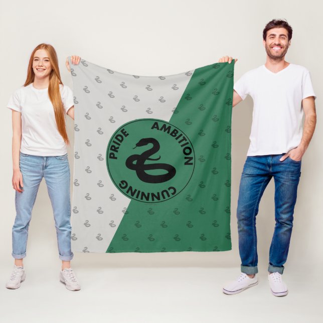 Cobertor De Velo Harry Potter | Traços para casas SLYTHERIN™ Gráfic (In Situ)