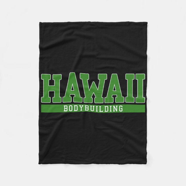 Cobertor De Velo Hawaii Bodybuilding (Frente)