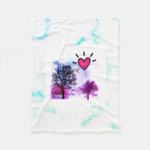 Heartfelt Fleece Blanket