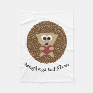 Cobertor De Velo Hedgehugs e ouriço dos beijos