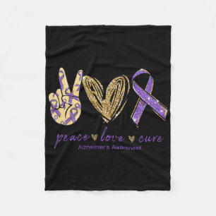 Cobertor De Velo Heimerheimer, camiseta de consciência Peace Love C