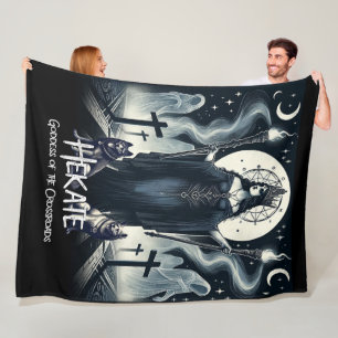 Cobertor De Velo Hekate Deusa das Encruzilhadas Espíritos Fantasmag