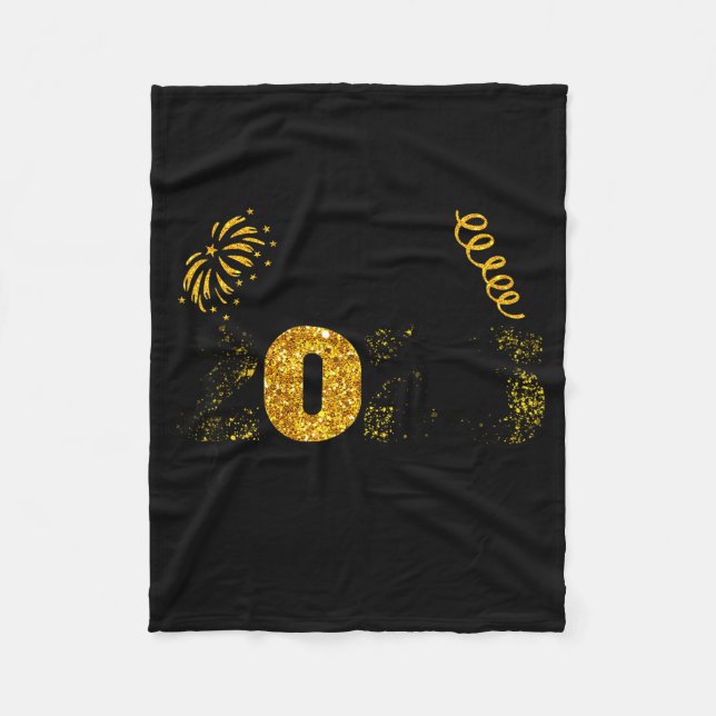 Cobertor De Velo Hello 2026 Happy New Year Countdown Party Family M (Frente)