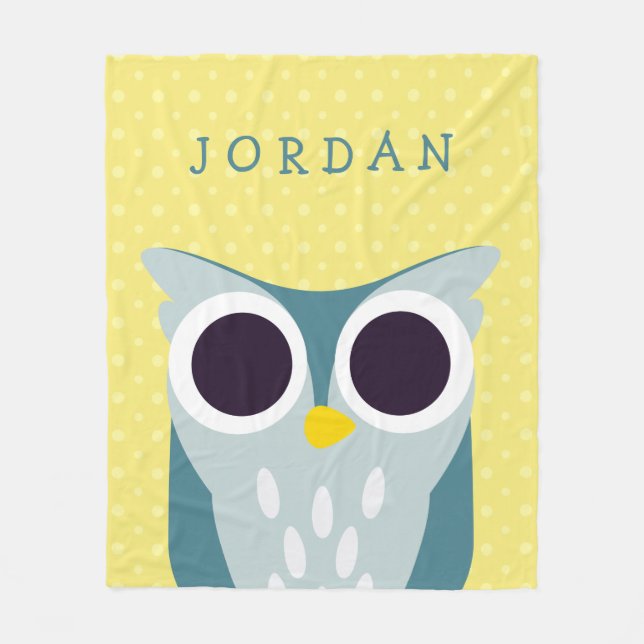 Cobertor De Velo Henry a coruja (Frente)