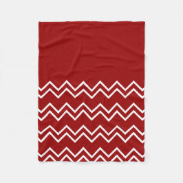 Cobertor De Velo Herbstfarben rot und weiß