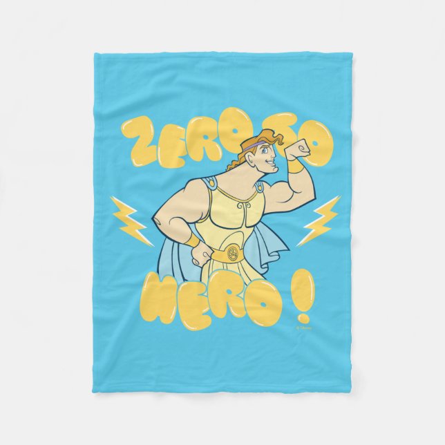 Cobertor De Velo Hercules - Zero to Hero Fleece Blanket (Frente)