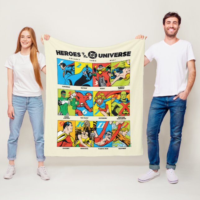 Cobertor De Velo Heroes of the DC™ Universe (In Situ)