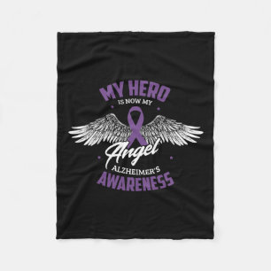 Cobertor De Velo Herói Agora É Meu Anjo Conscientização do Alzheime