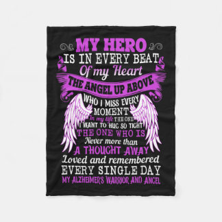 Cobertor De Velo Herói é Coração Anjo Pensava que Alzheimerheimer e
