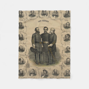 Cobertor De Velo Heróis da Guerra Civil