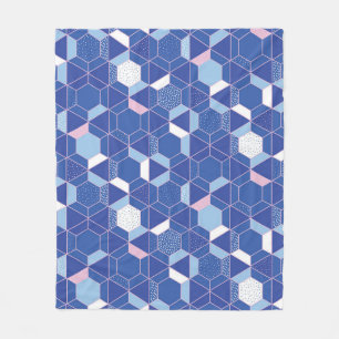 Cobertor De Velo Hexágonos, triângulos: padrão de abstrato geométri