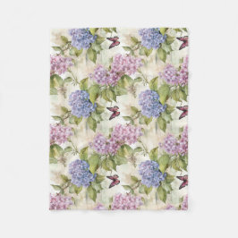 Cobertor De Velo Higdrangea Harmonia de Púrpura Celestial