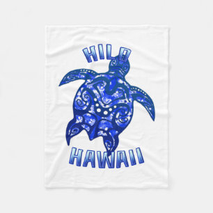 Cobertor De Velo Hilo Hawaii Vacation - Tartaruga Tribal