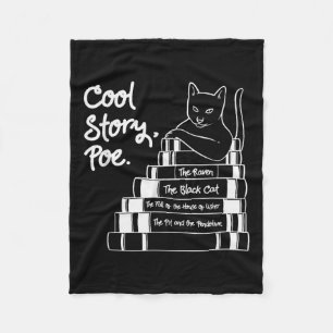 Cobertor De Velo História Fria Gato Negro Gato Edgar Allan Poe