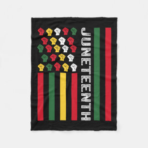 Cobertor De Velo História Negra Bandeira Americana Africana Desde 1