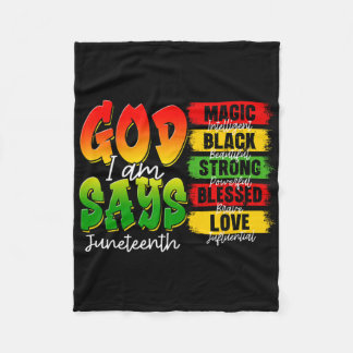 Cobertor De Velo História Negra Cristã Melanina Deus Diz Que Eu Sou