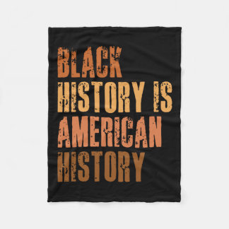 Cobertor De Velo História Negra É História Americana Bhm African Me