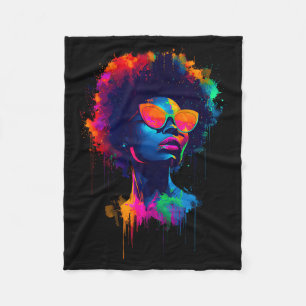 Cobertor De Velo História Negra Juneteenth Mulheres Negras Afro Mel