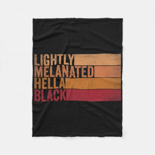 Cobertor De Velo História Negra Levemente Melanizada Super Groovy