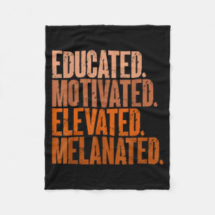 Cobertor De Velo História Negra Melanizada Motivada Elevada Educada