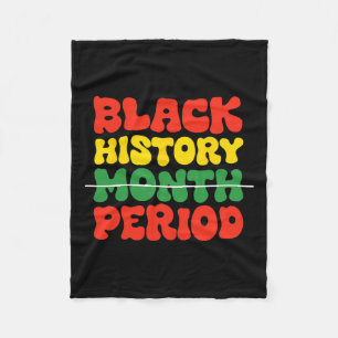 Cobertor De Velo História Negra Período Mês Cultura Negra Impressão
