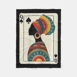 Cobertor De Velo História Negra Rainha Melanina Junet Afro-American