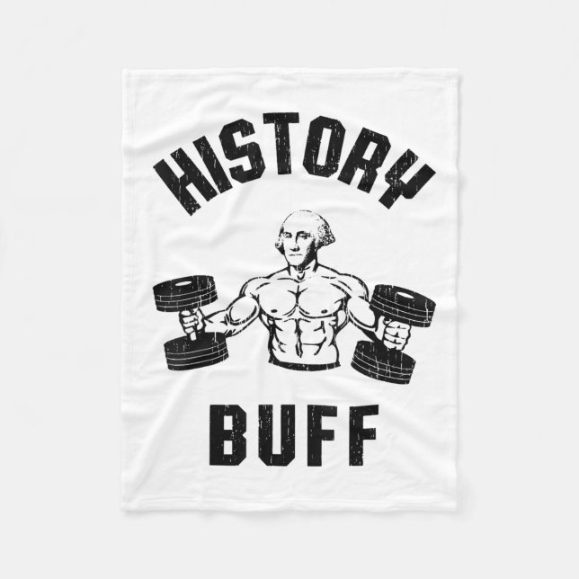 Cobertor De Velo History Buff Funny George Washington Workout , Sma (Frente)